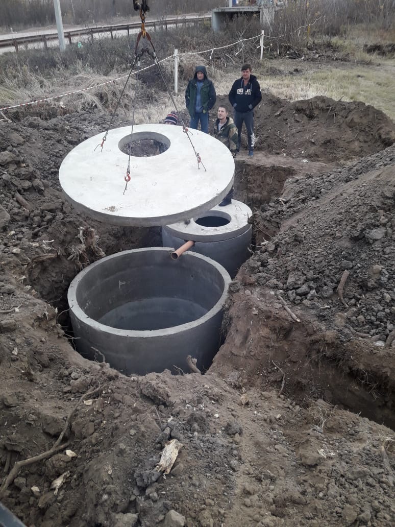 Монтаж септика из бетонных колец в Орле, Курске и Брянске